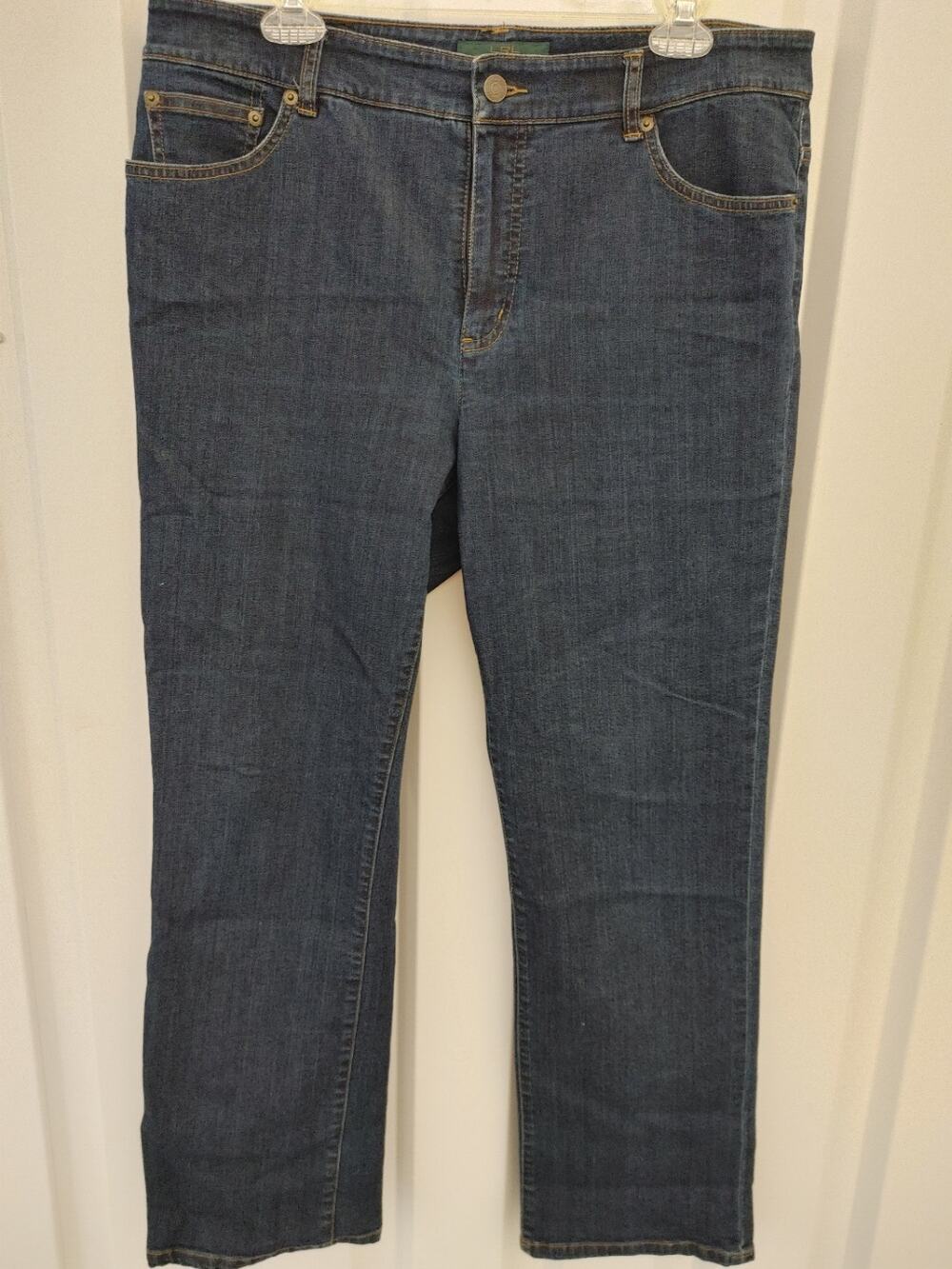 Lauren Ralph Lauren Heritage Jeans Sz 14 Dark Wash